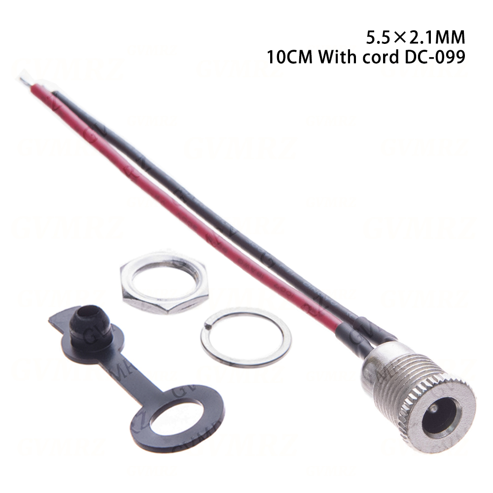 1 Çift 5.5x2.1/5.5 x 2.5 DC Gü - Wire Connector Cap incelemesi ve fiyatı