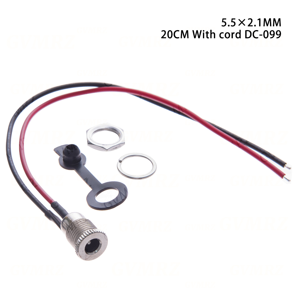 1 Çift 5.5x2.1/5.5 x 2.5 DC Gü - Wire Connector Cap incelemesi ve fiyatı